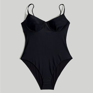 Madewell Second Wave Seamed One-Piece Swimsuit